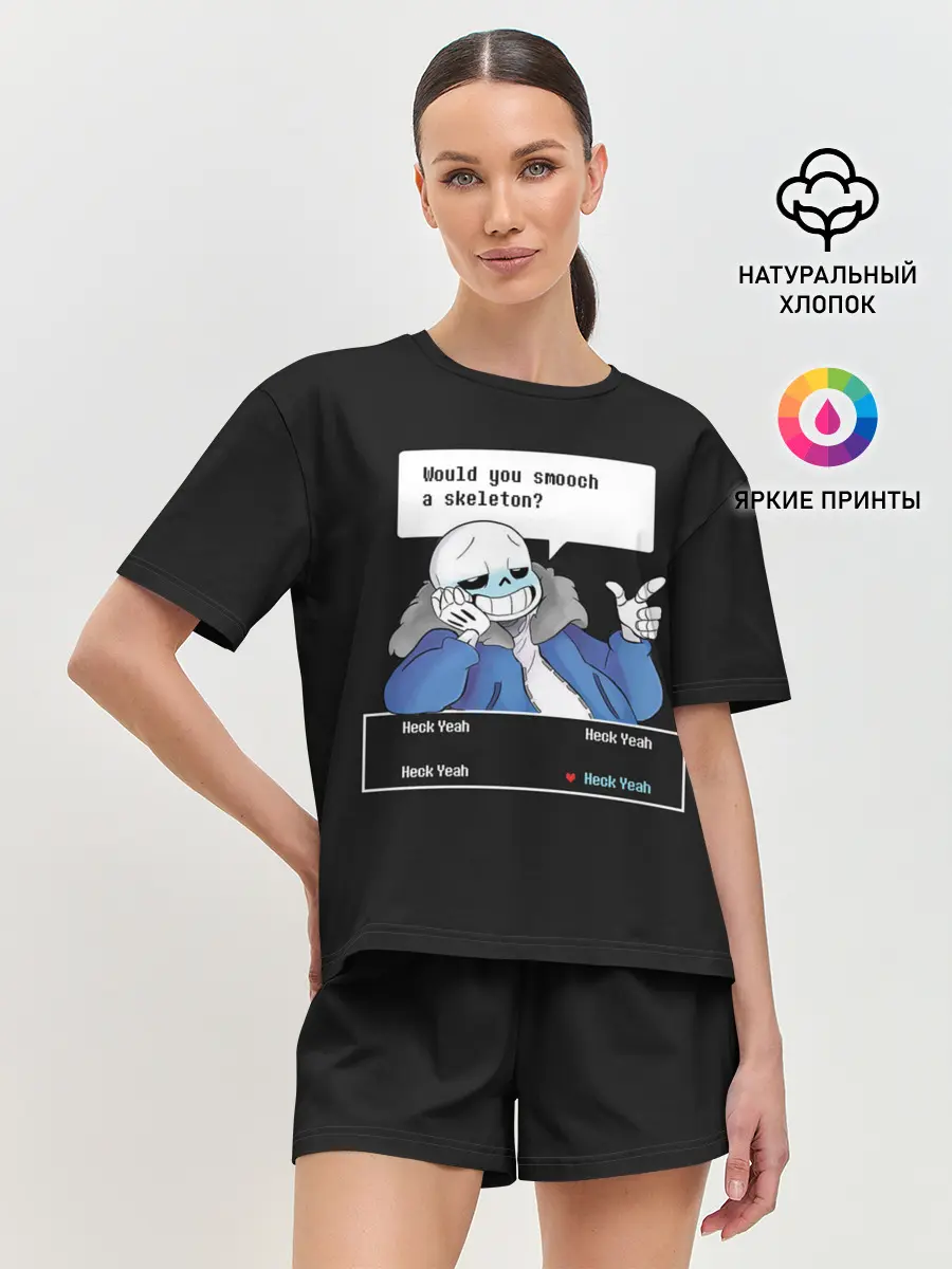 Женская пижама с шортами / Undertale
