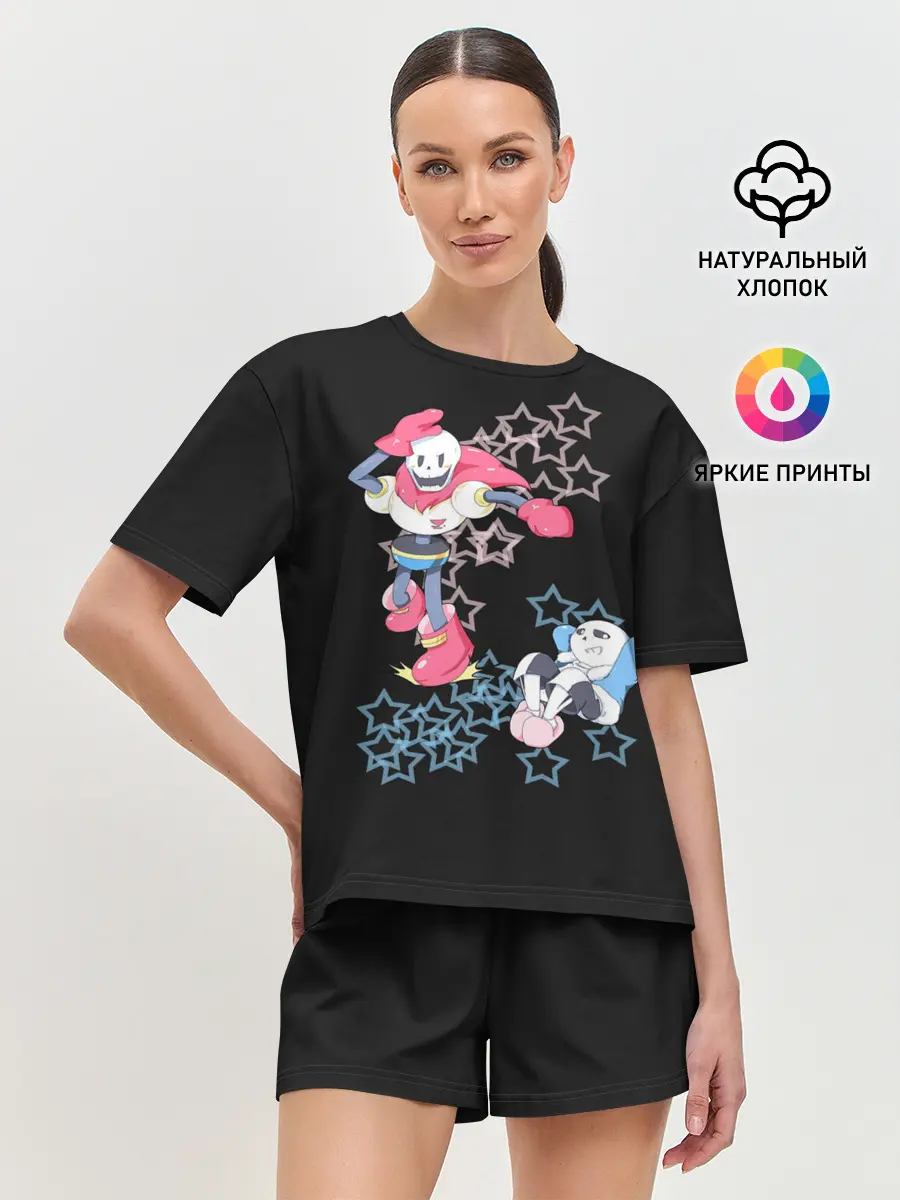 Женская пижама с шортами / Undertale