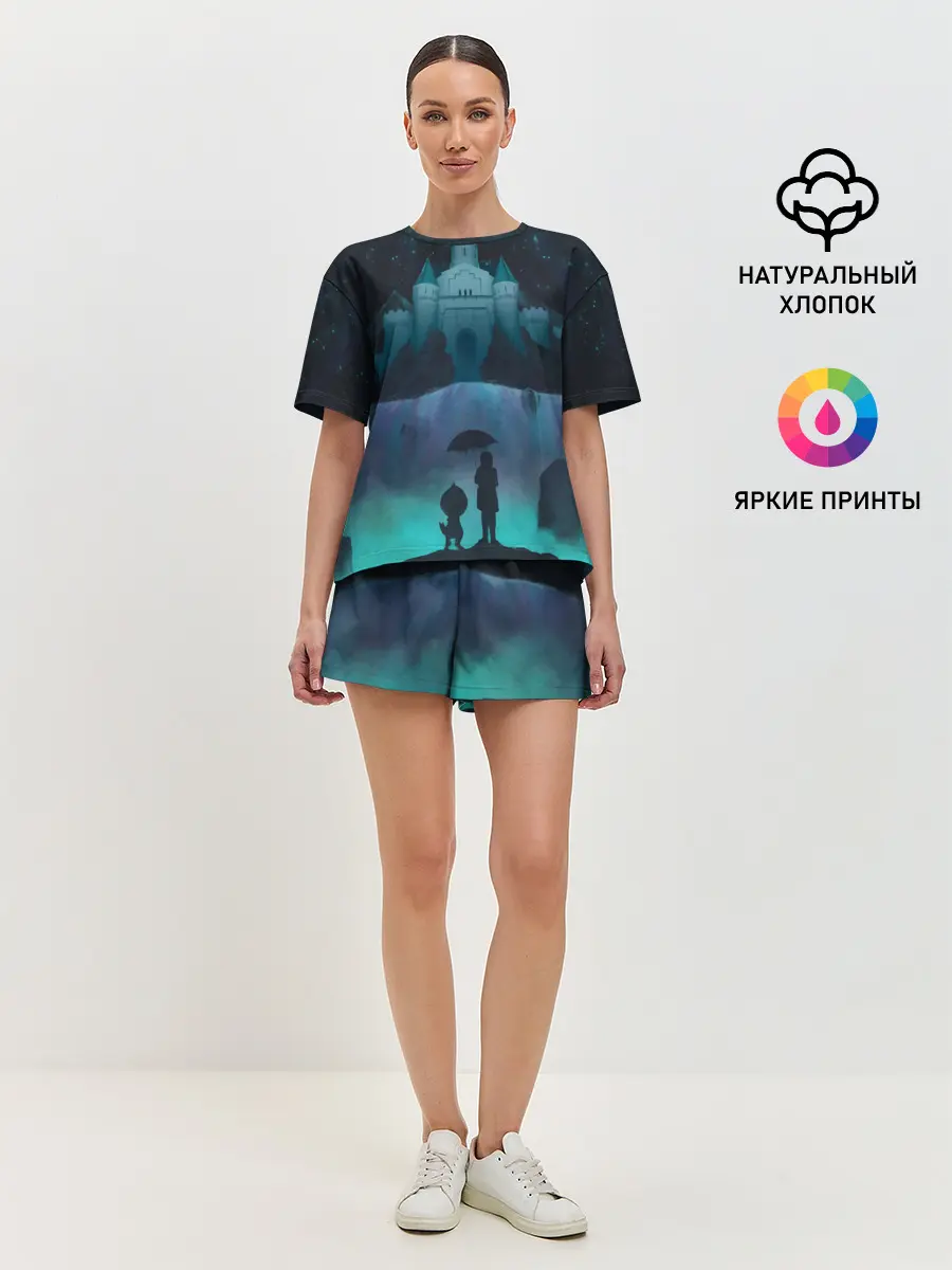 Женская пижама с шортами / undertale