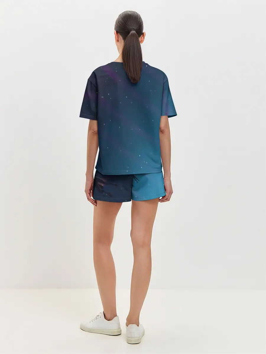 Женская пижама с шортами / Fortnite x Marshmello