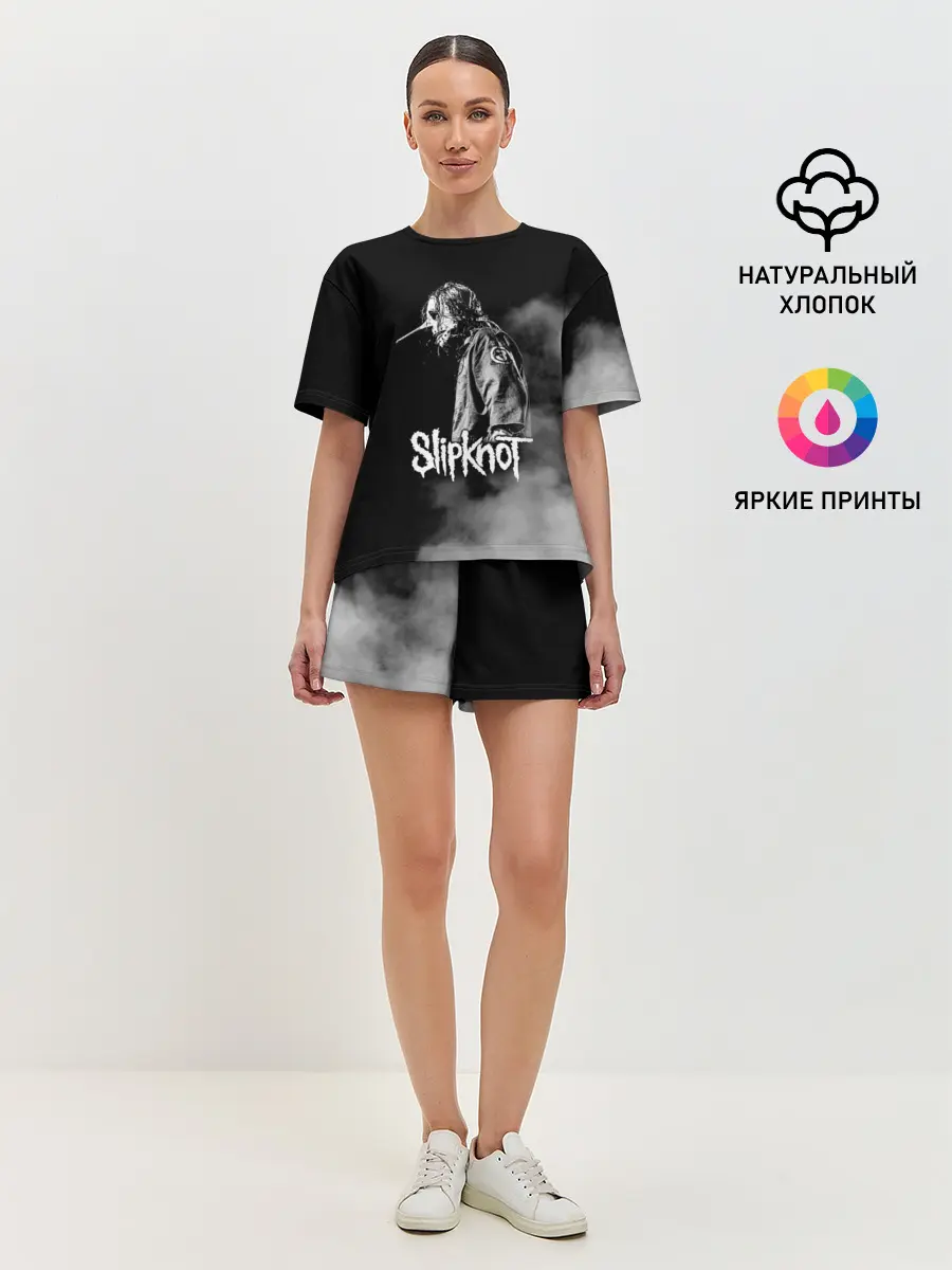 Женская пижама с шортами / Slipknot