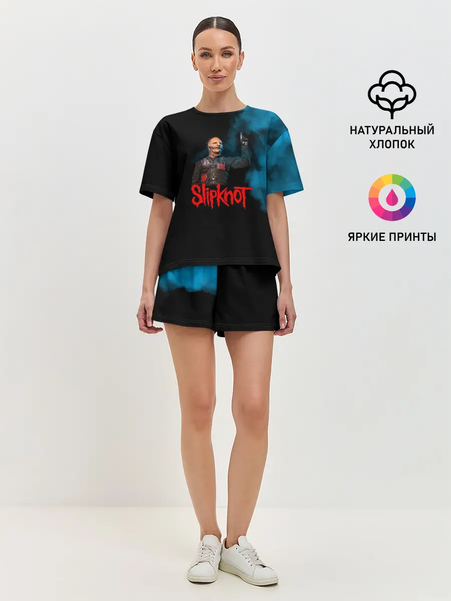 Женская пижама с шортами / Slipknot
