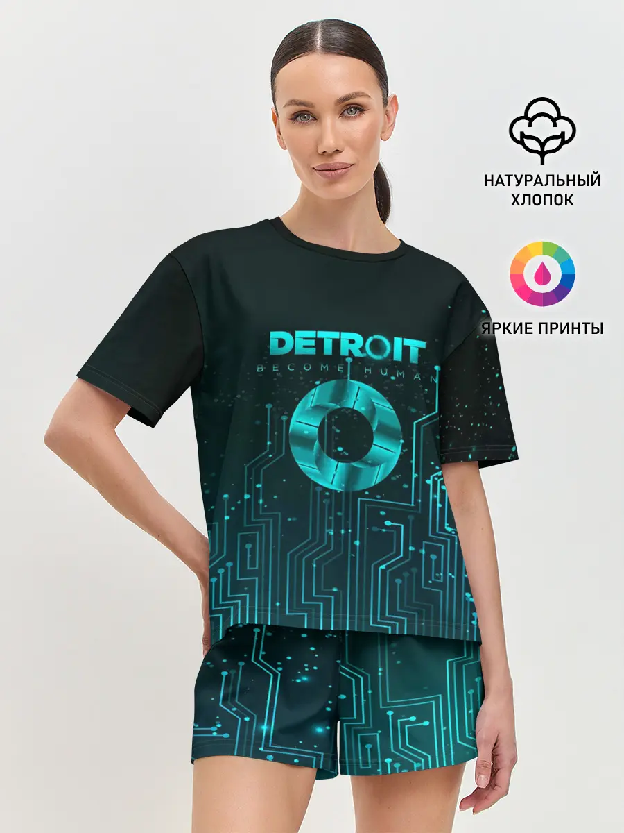 Женская пижама с шортами / Detroit: Вecome Human