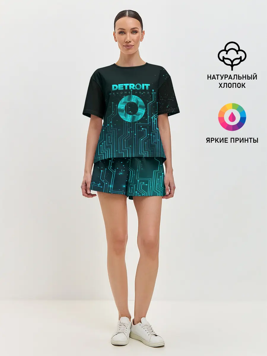 Женская пижама с шортами / Detroit: Вecome Human