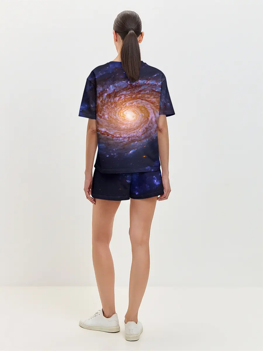 Женская пижама с шортами / ГАЛАКТИКА