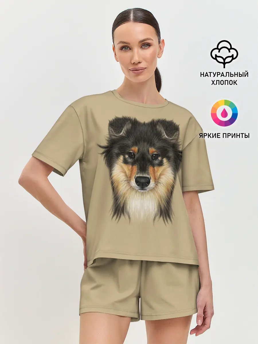 Женская пижама с шортами / Sheltie