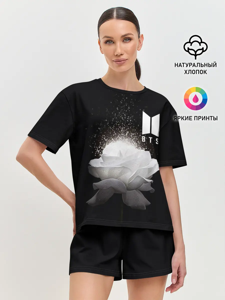 Женская пижама с шортами / BTS