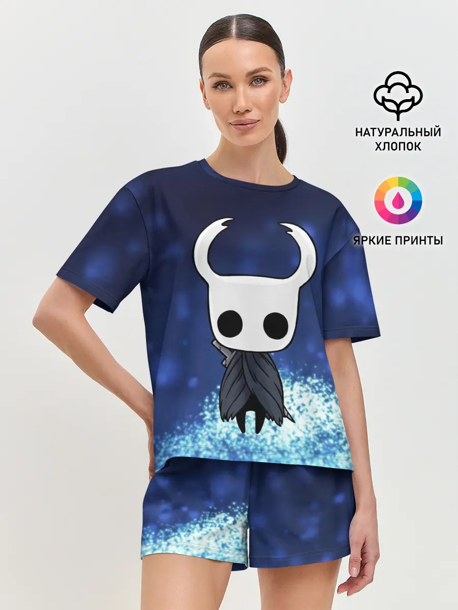 Женская пижама с шортами / Рыцарь - HOLLOW KNIGHT