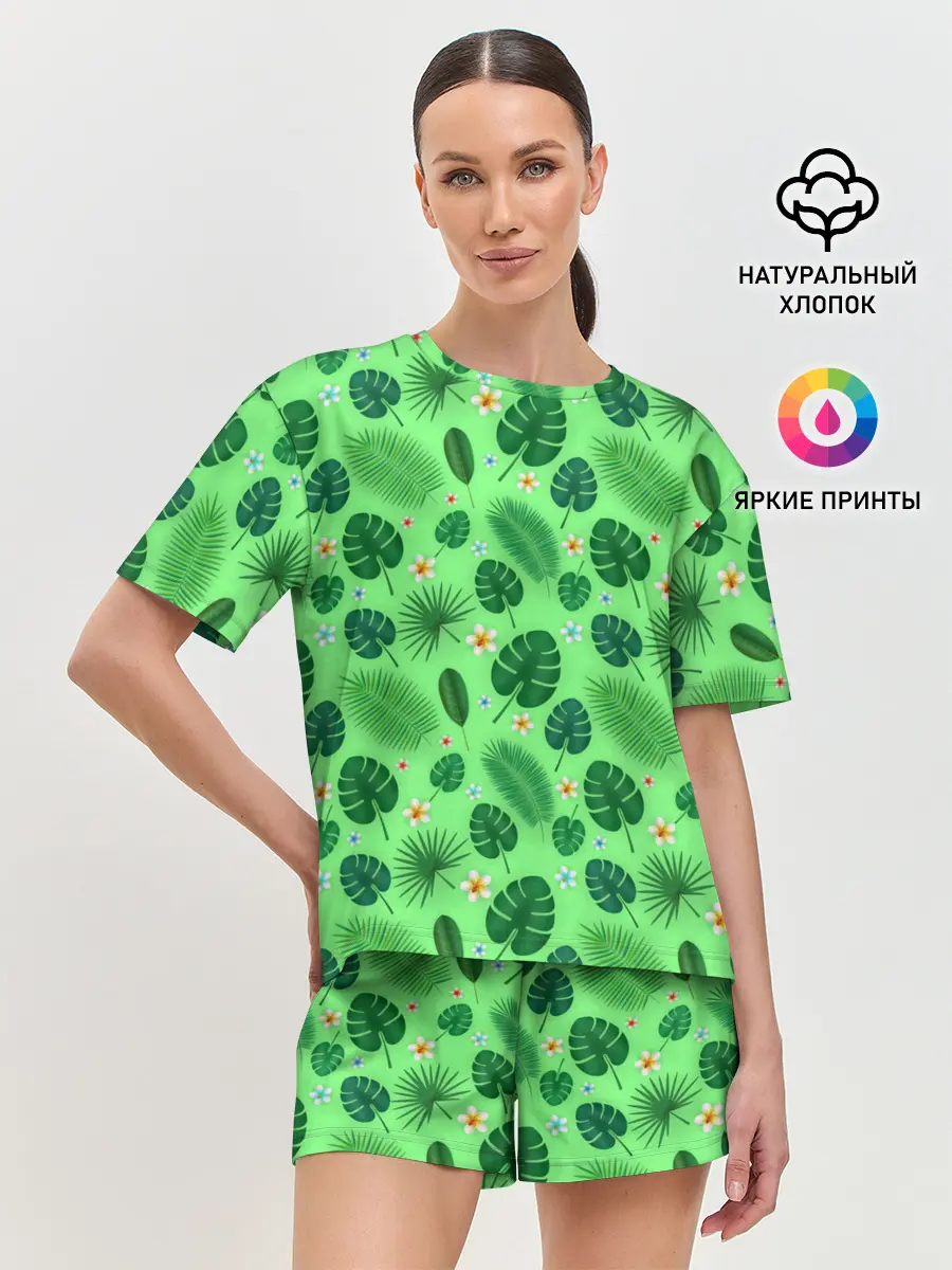 Женская пижама с шортами / Tropic