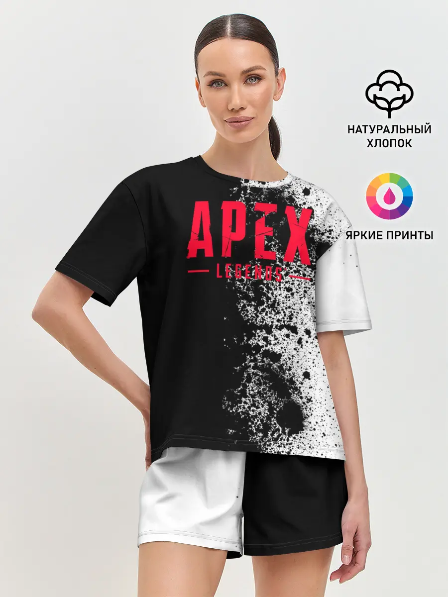 Женская пижама с шортами / апекс легендс