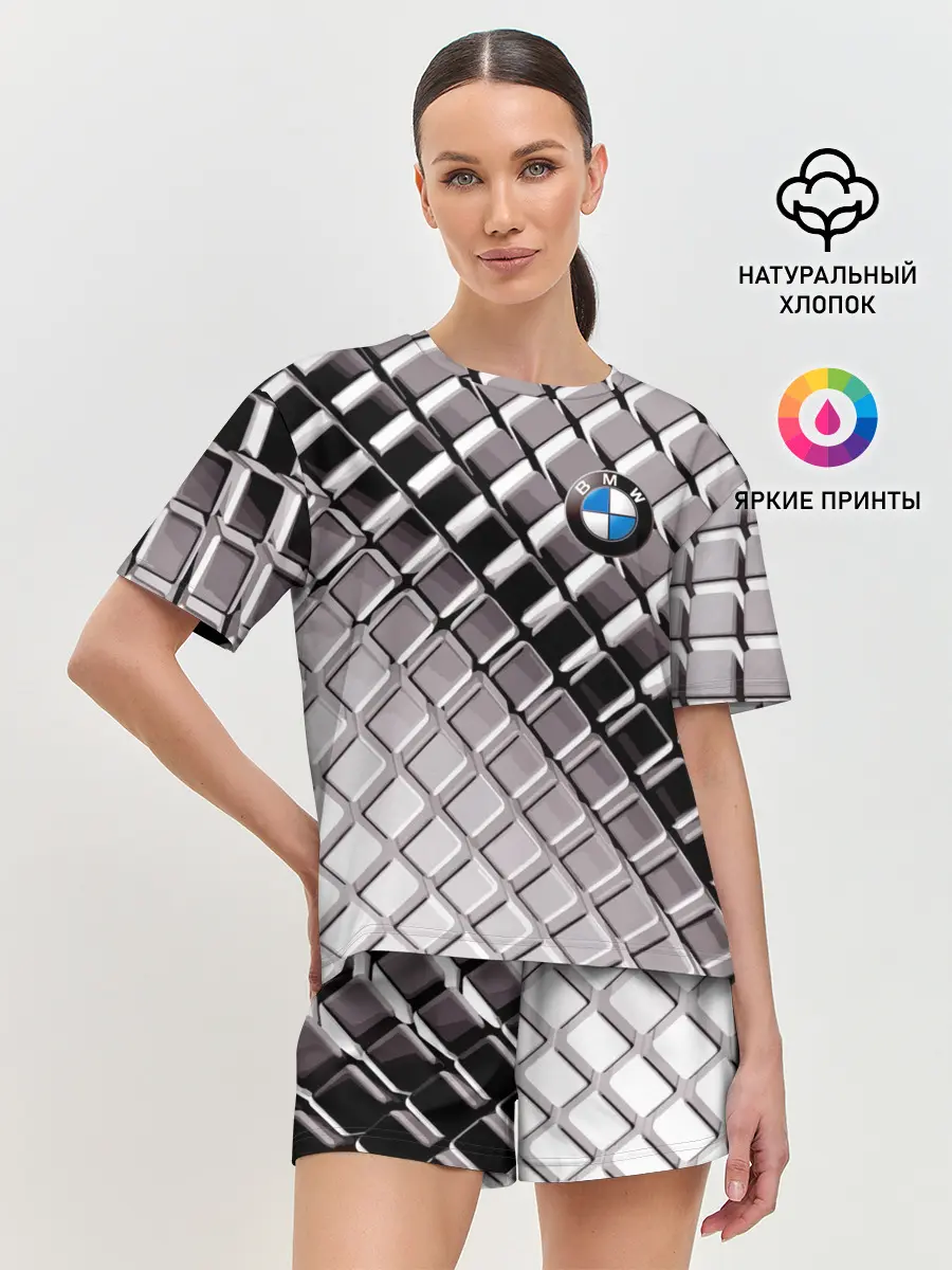 Женская пижама с шортами / BMW