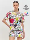 Женская пижама с шортами / DG paint