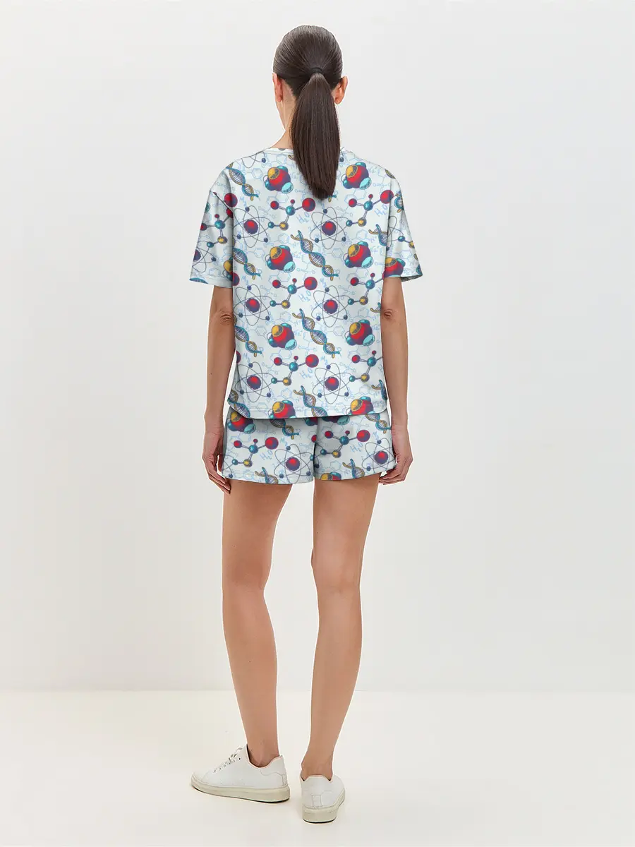 Женская пижама с шортами / Science art