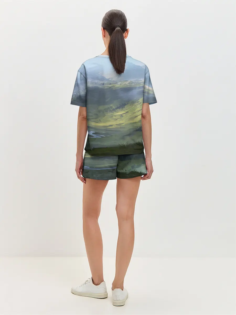 Женская пижама с шортами / DEATH STRANDING - СЭМ