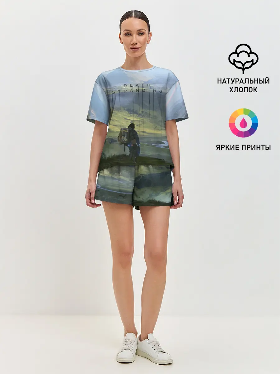 Женская пижама с шортами / DEATH STRANDING - СЭМ
