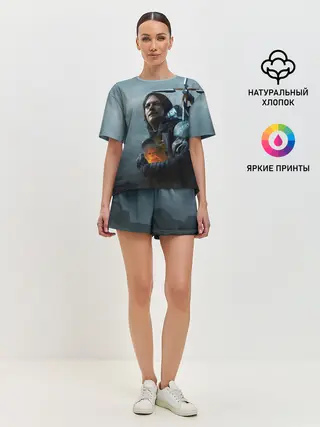 Женская пижама с шортами / Сэм - DEATH STRANDING