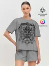 Женская пижама с шортами / Metallica