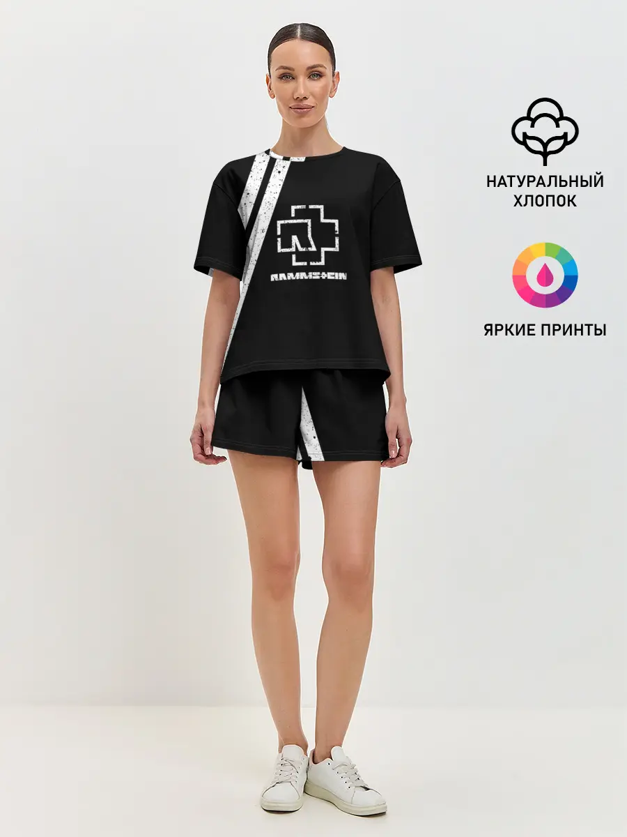Женская пижама с шортами / Rammstein