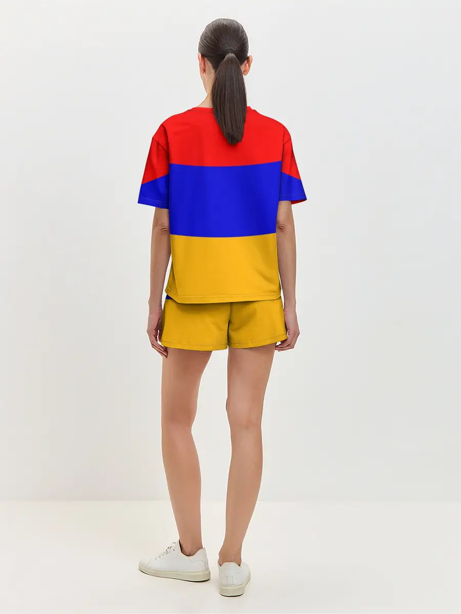 Женская пижама с шортами / Армения. Флаг.