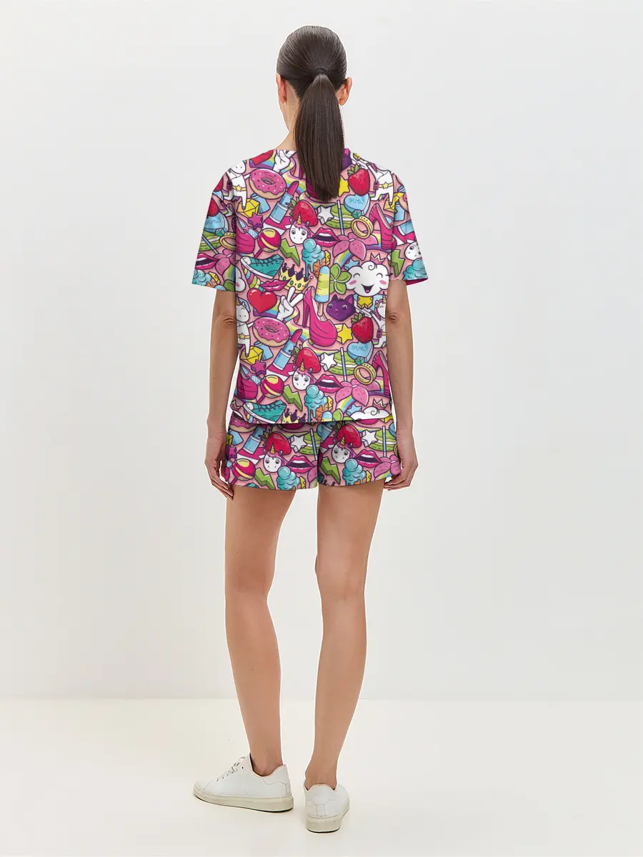 Женская пижама с шортами / Девчачьи радости