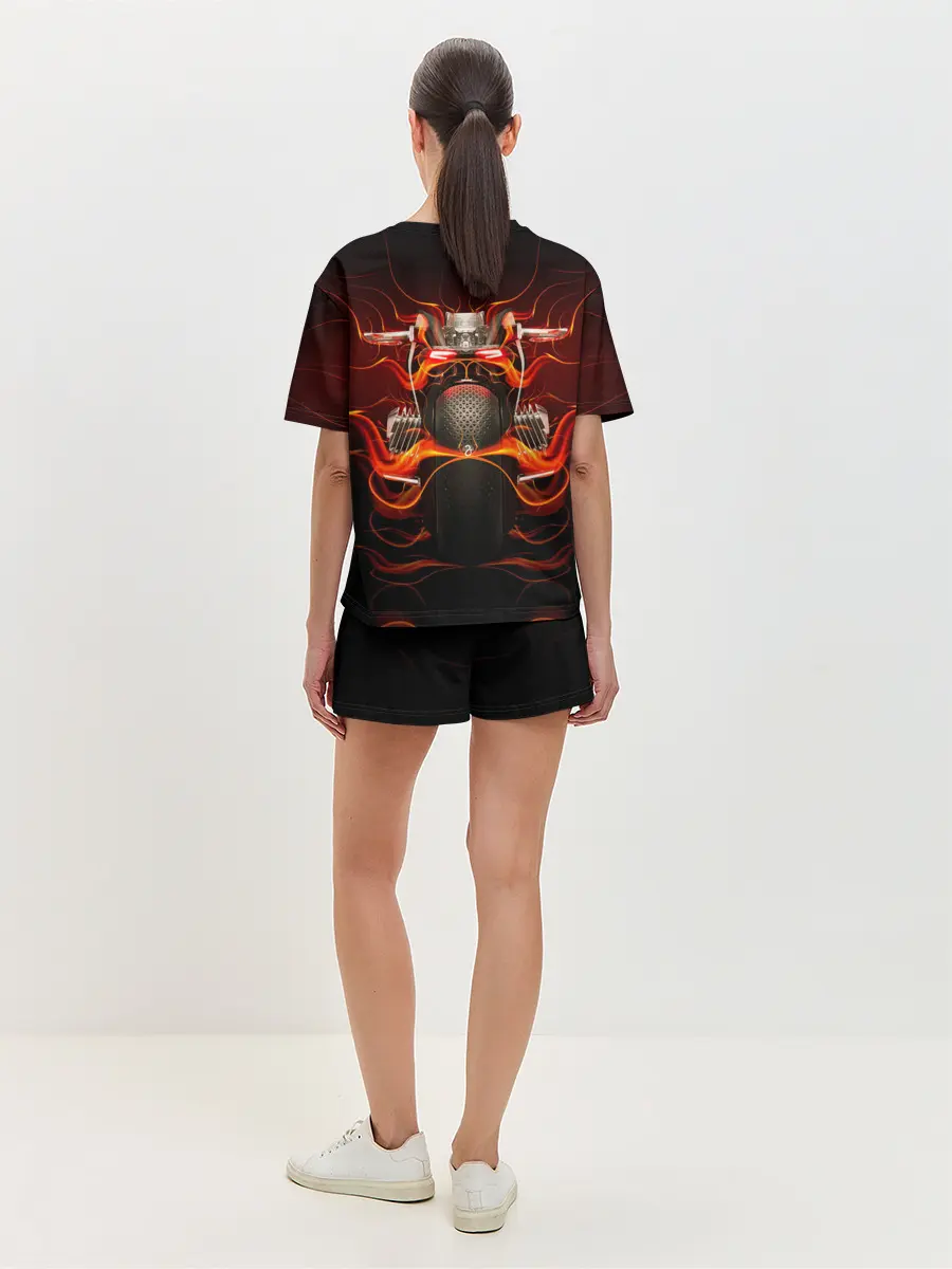 Женская пижама с шортами / Rammstein