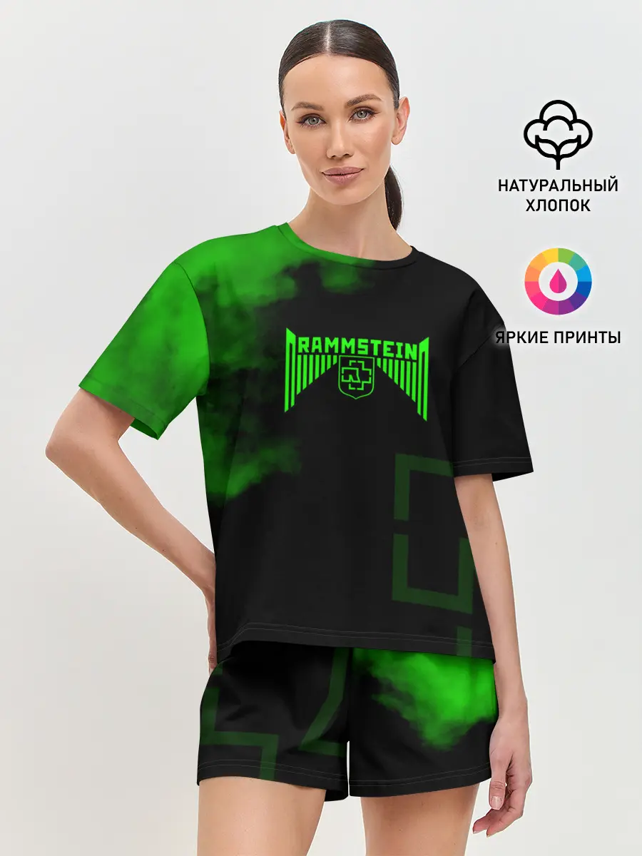 Женская пижама с шортами / Rammstein