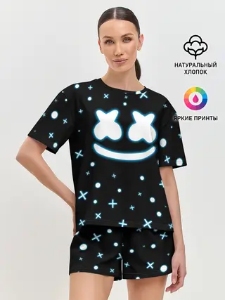 Женская пижама с шортами / MARSHMELLO NEON