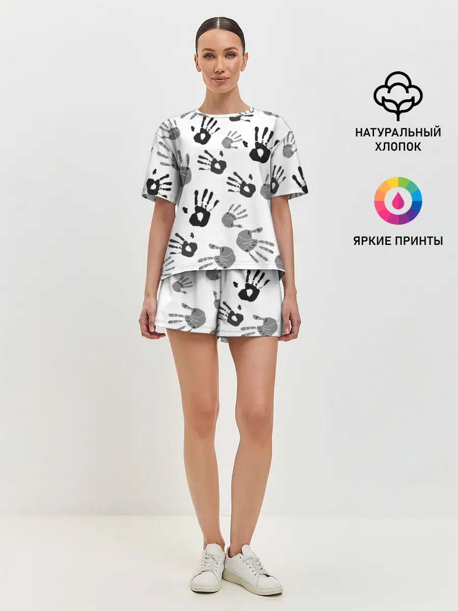 Женская пижама с шортами / Hands