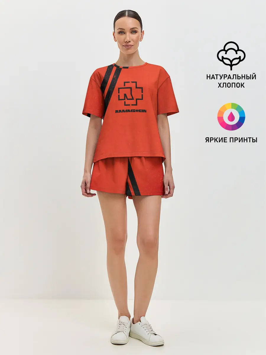 Женская пижама с шортами / Rammstein