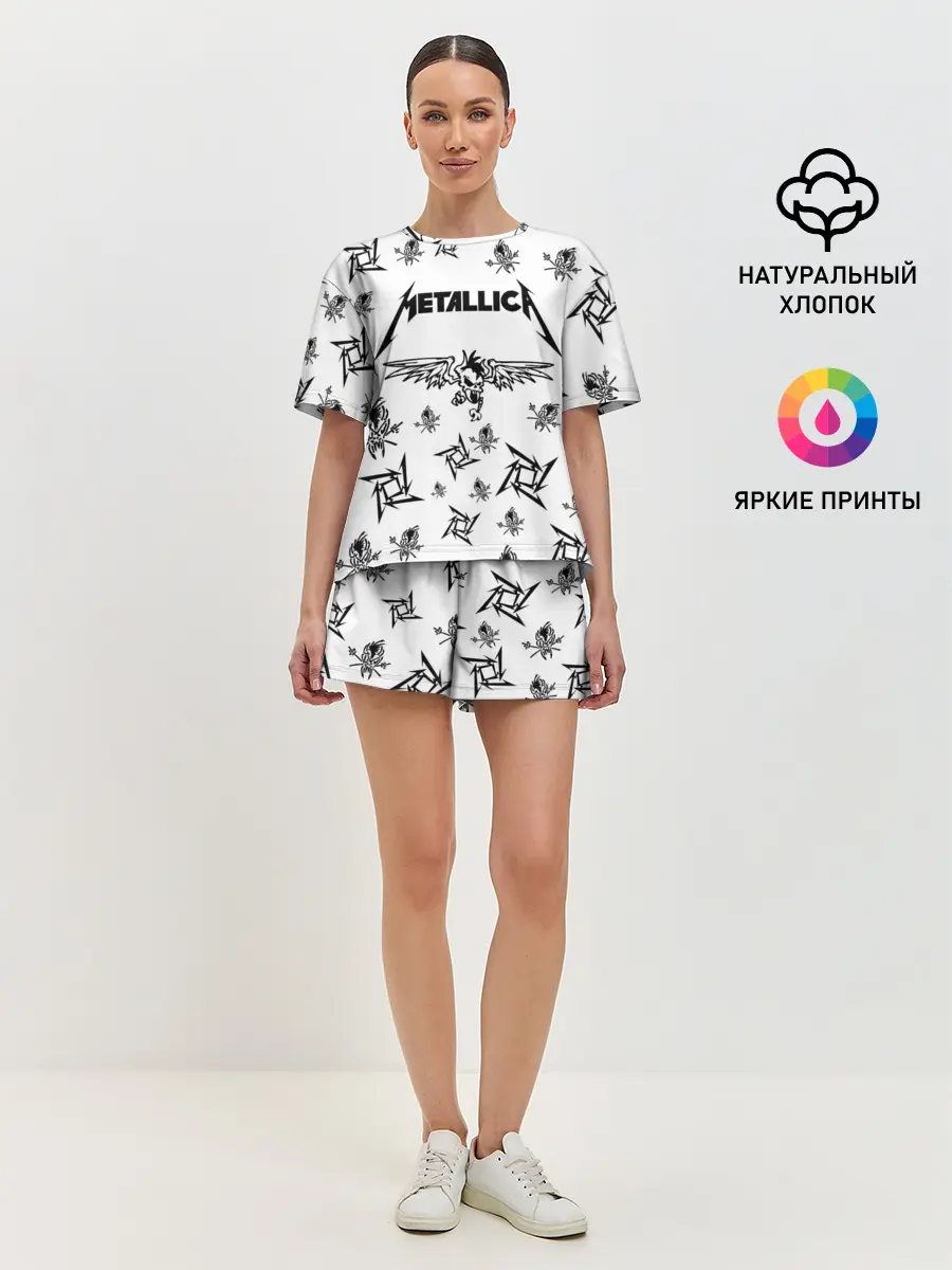 Женская пижама с шортами / METALLICA