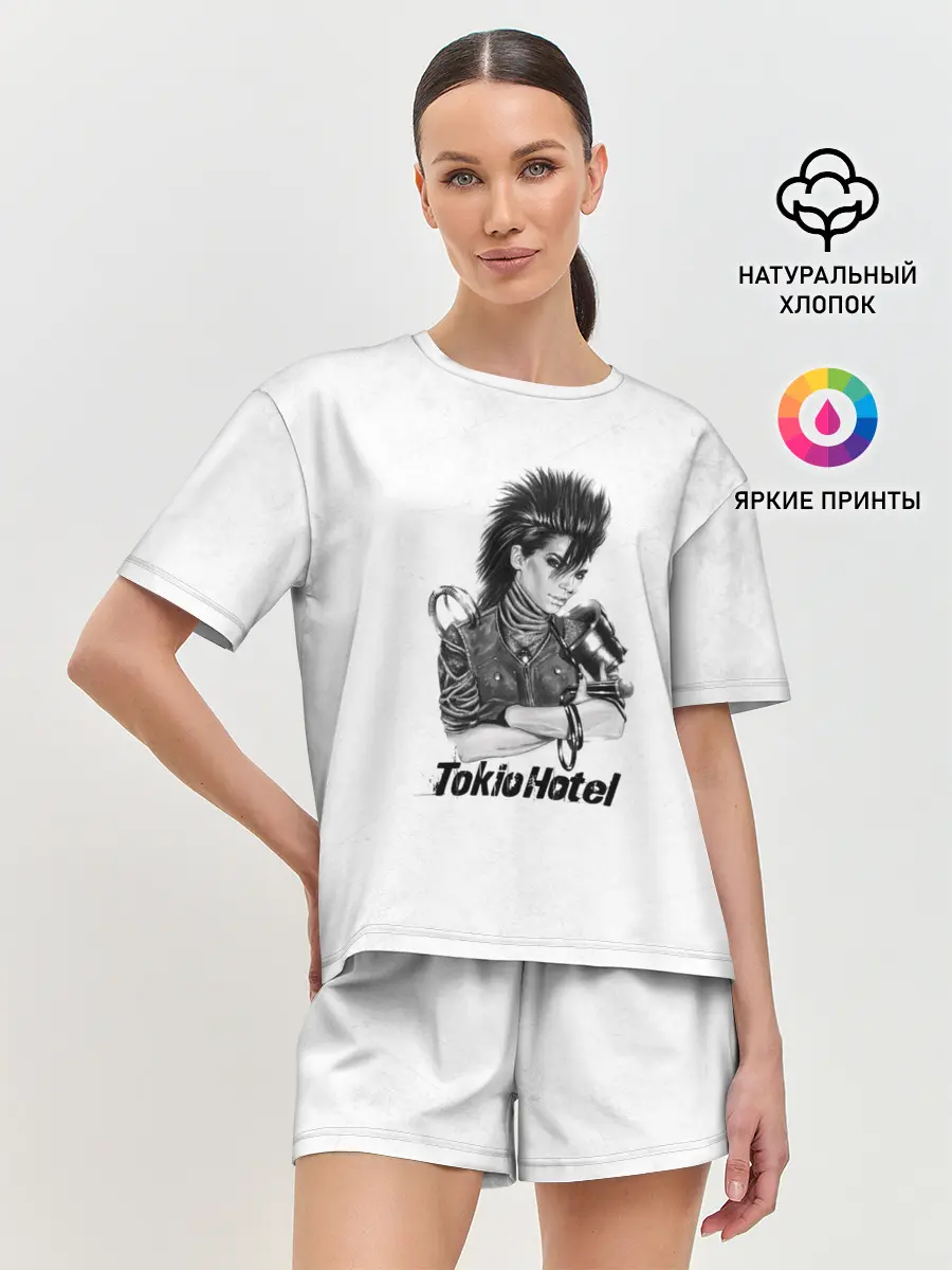 Женская пижама с шортами / Tokio Hotel