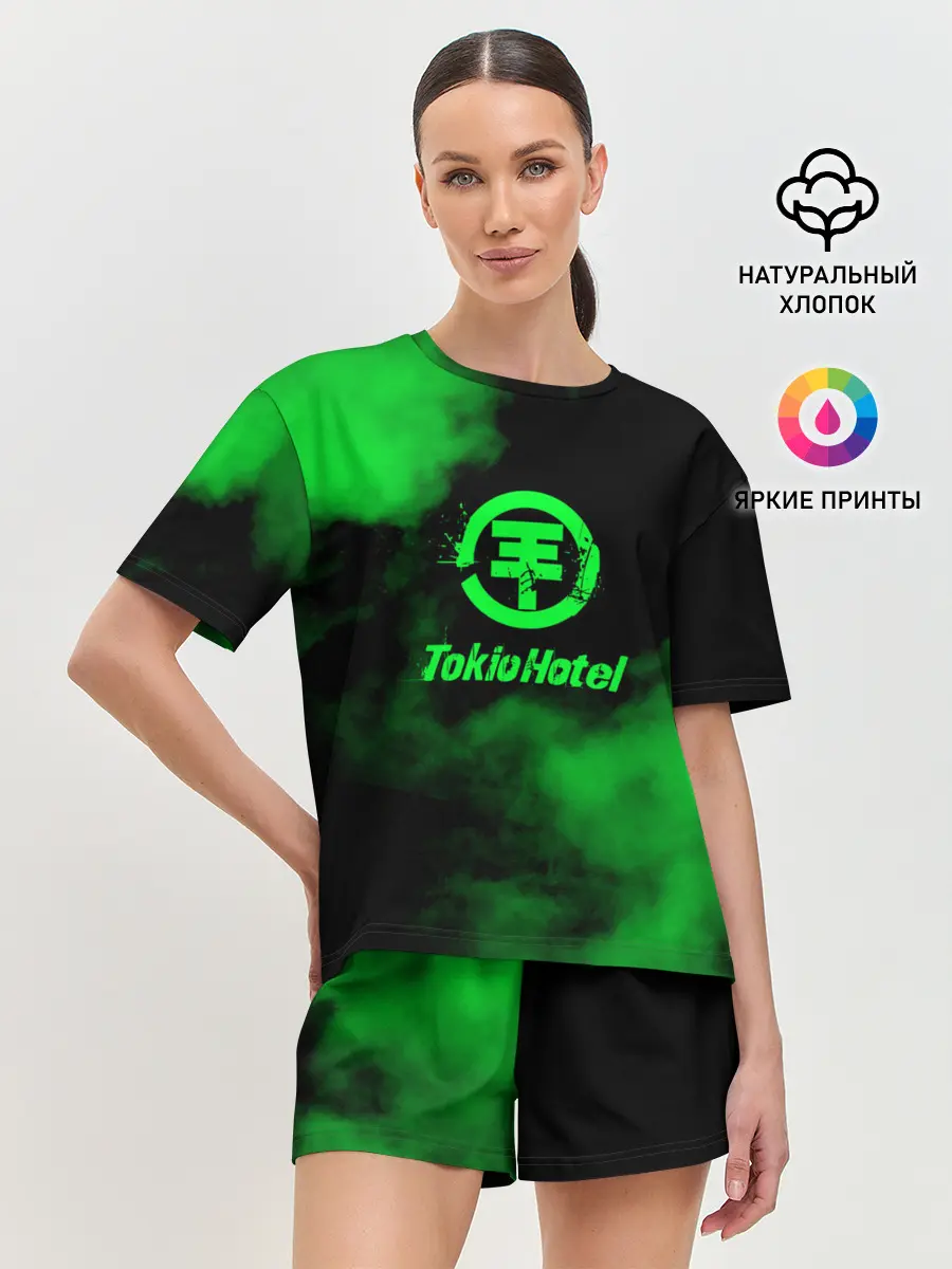 Женская пижама с шортами / Tokio Hotel