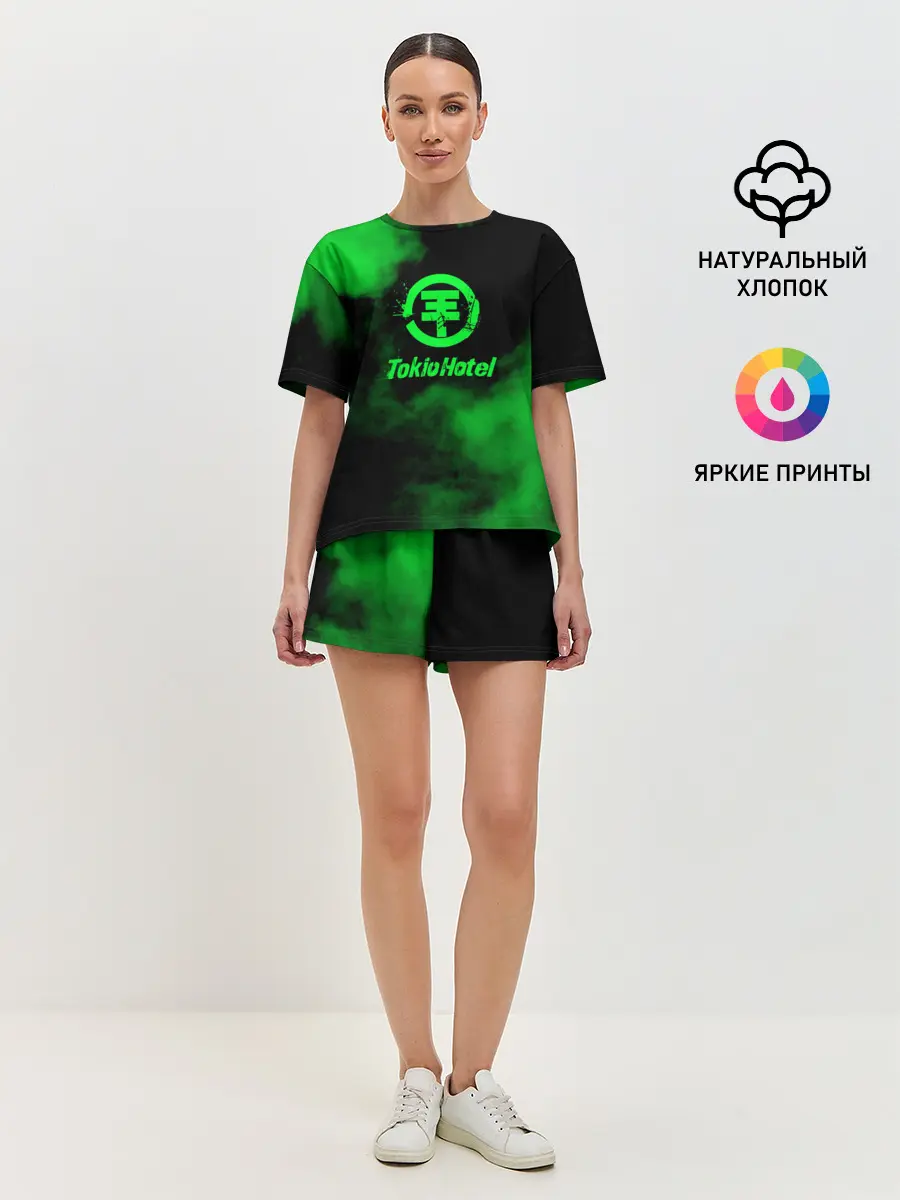 Женская пижама с шортами / Tokio Hotel