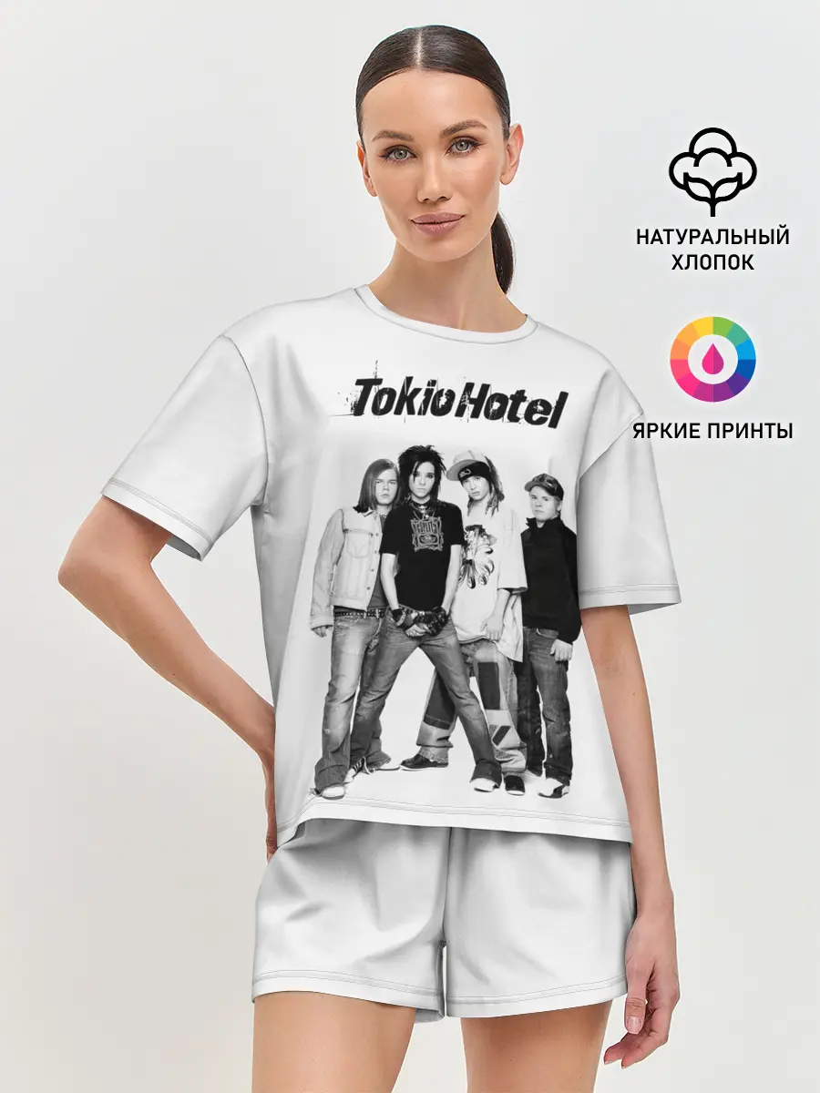 Женская пижама с шортами / Tokio Hotel