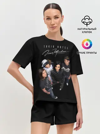 Женская пижама с шортами / Tokio Hotel