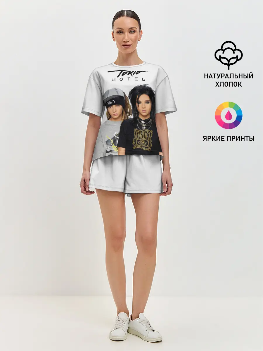 Женская пижама с шортами / Tokio Hotel