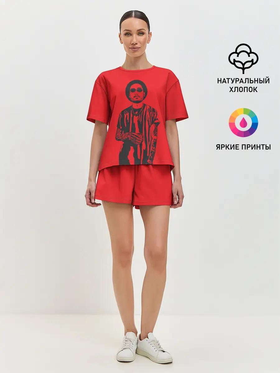 Женская пижама с шортами / Скриптонит