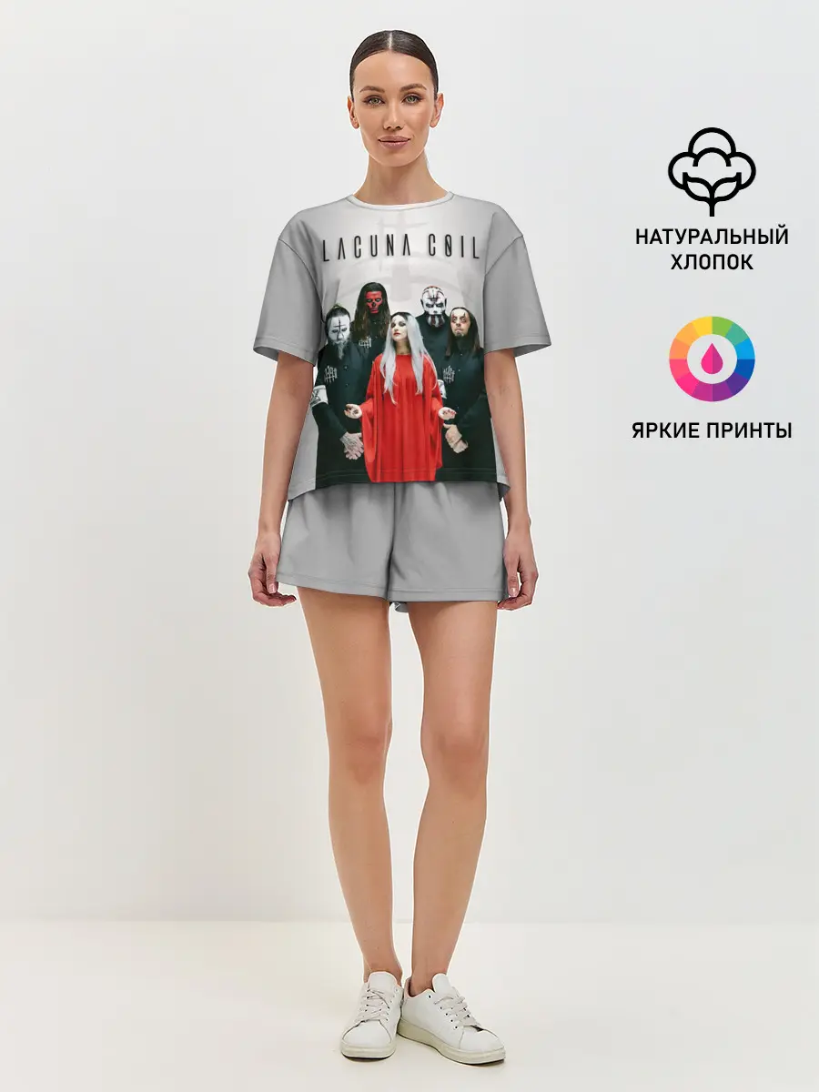 Женская пижама с шортами / Lacuna Coil