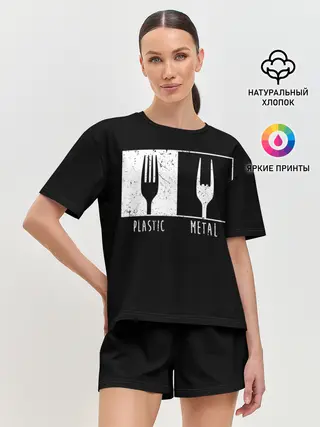 Женская пижама с шортами / Metal Rocks!