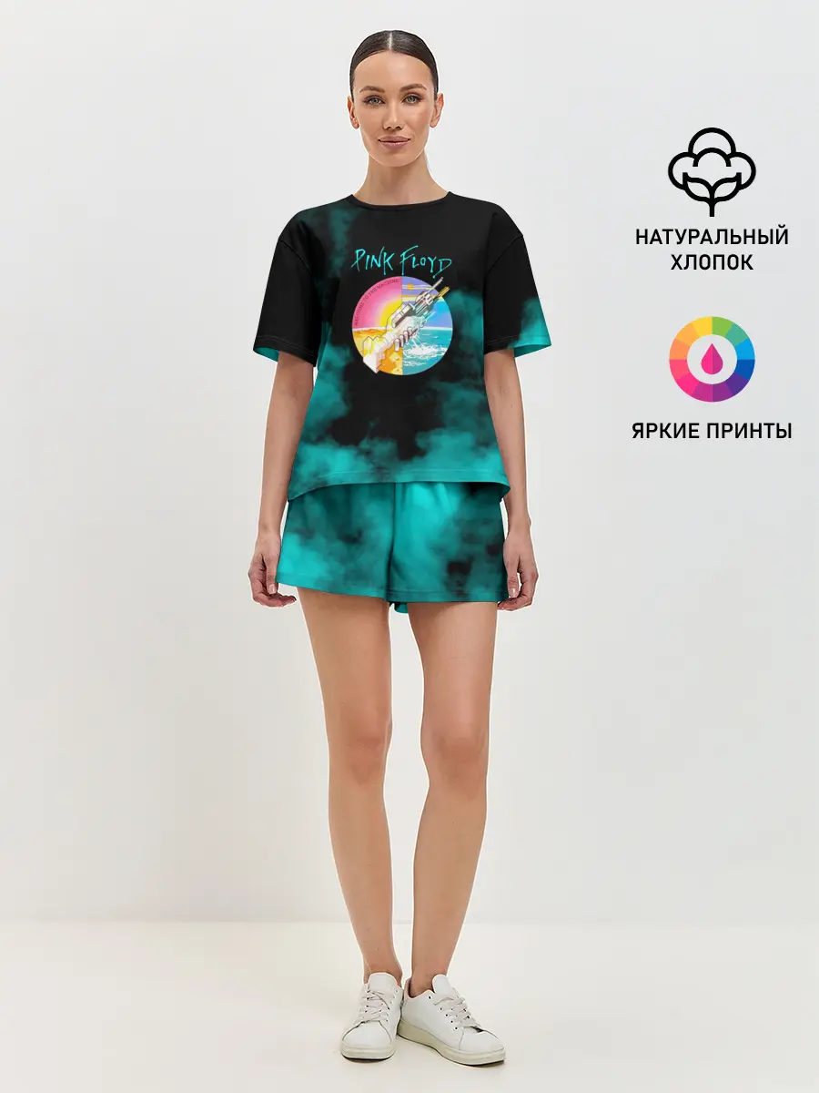 Женская пижама с шортами / Pink Floyd