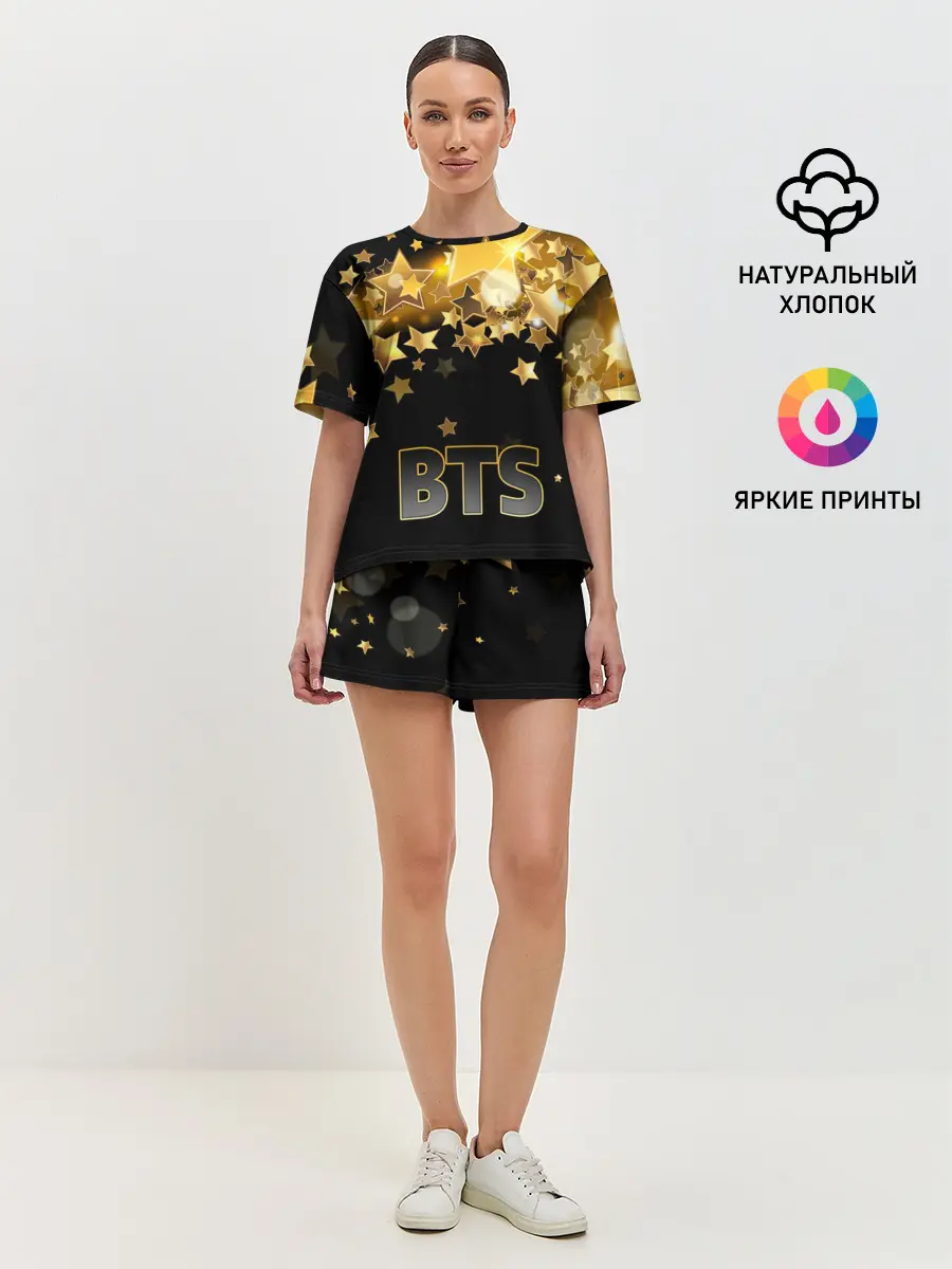 Женская пижама с шортами / РЮКЗАК BTS