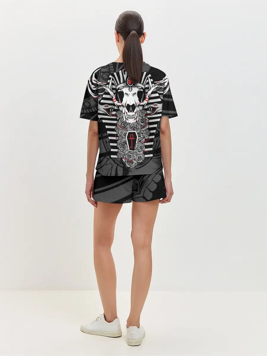 Женская пижама с шортами / Anubis - dead god