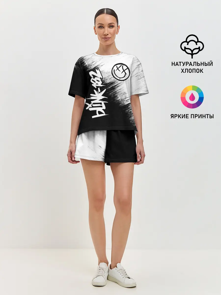 Женская пижама с шортами / Blink-182