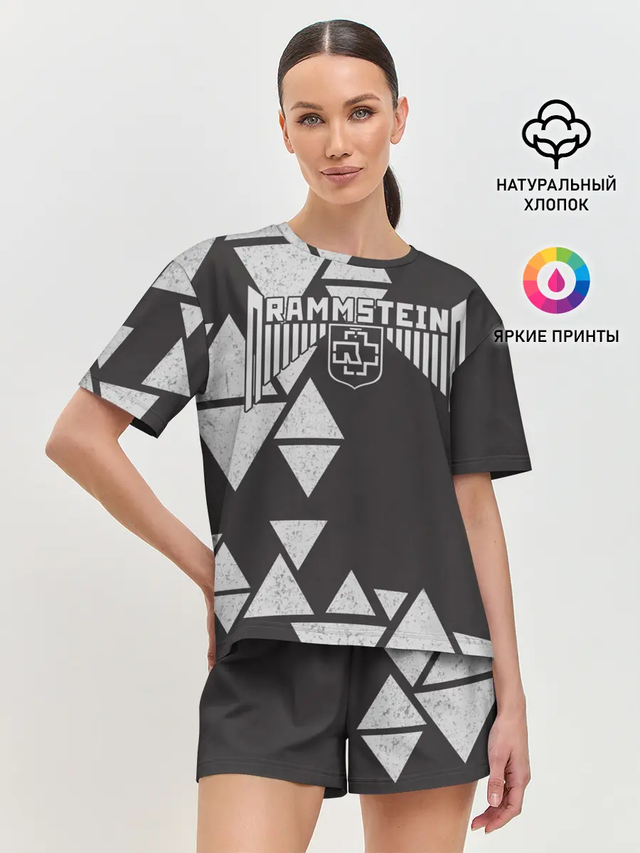 Женская пижама с шортами / Rammstein