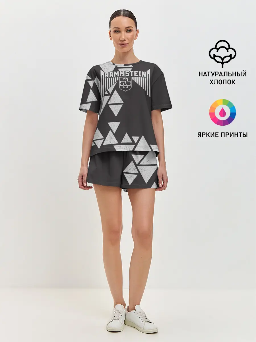 Женская пижама с шортами / Rammstein
