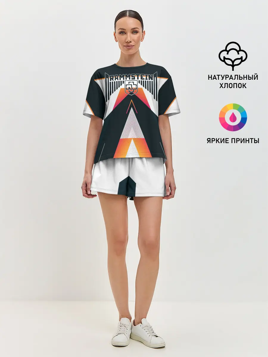 Женская пижама с шортами / Rammstein