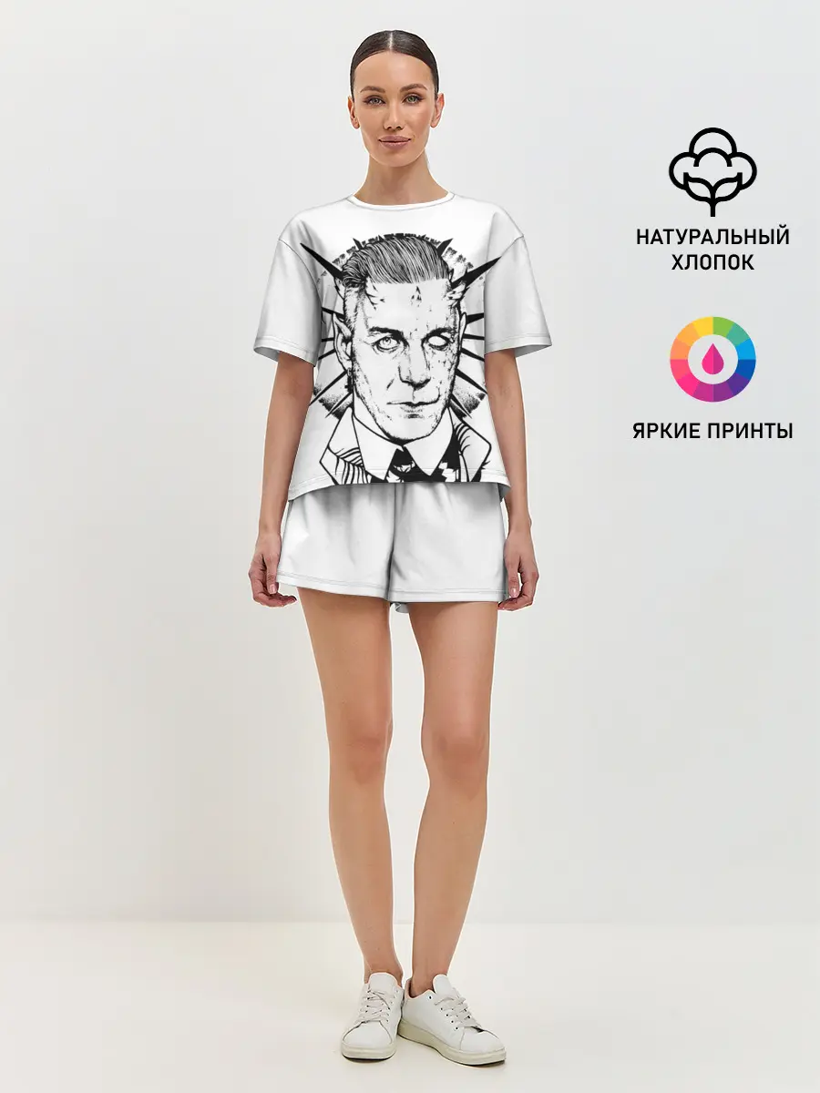 Женская пижама с шортами / Rammstein