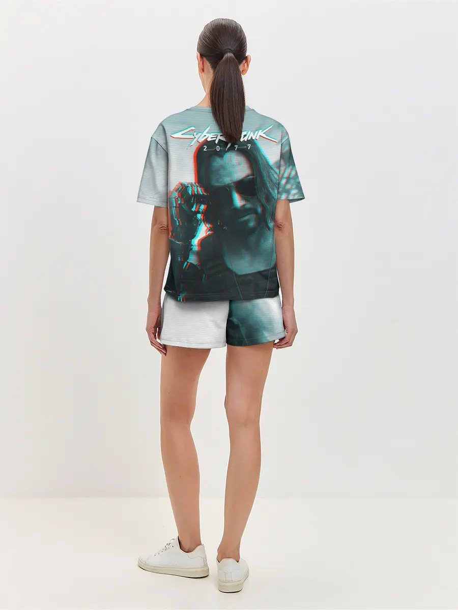 Женская пижама с шортами / Cyberpunk 2077