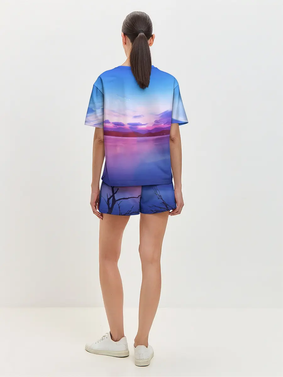 Женская пижама с шортами / Anime Sunset