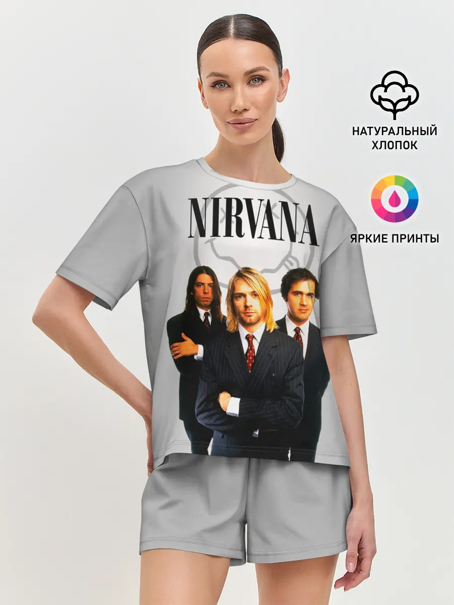 Женская пижама с шортами / Nirvana